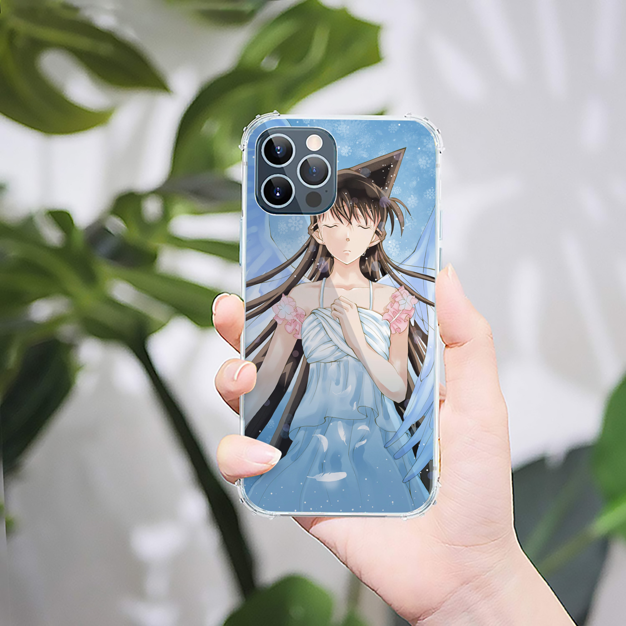 （画像用） 名探偵コナン Detective Conan 【iPhone 12シリーズ対応】透明スマホケース（クリアソフトケース）
